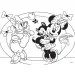 imagen de Minnie Mouse 2 en 1 maxi rompecabezas y colorear 24 piezas 70x50cm - Lisciani 2