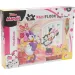 imagen de Minnie Mouse 2 en 1 maxi rompecabezas y colorear 24 piezas 70x50cm - Lisciani 1