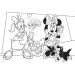imagen de Minnie Mouse 2 en 1 maxi rompecabezas y libro para colorear 50x35cm - Lisciani 2