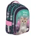 imagen de MLF Kitty Party mochila escolar con estampado de gato de 4 compartimentos, mochila BPL58 40x29x19 cm 1