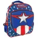 Mochila de jardín de infancia 3D de Capitán América 27x10x31cm