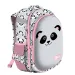 imagen de Mochila escolar de dos compartimentos St.Right Panda Gris 39x29x17cm 1