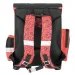 imagen de Mochila escolar ergonómica de fútbol negra-roja, mochila 36x27x14cm - Bambino 3
