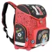 imagen de Mochila escolar ergonómica de fútbol negra-roja, mochila 36x27x14cm - Bambino 4