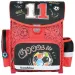 imagen de Mochila escolar ergonómica de fútbol negra-roja, mochila 36x27x14cm - Bambino 1