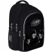 imagen de Mochila escolar negra de 4 compartimentos K-POP Demon Hunters, mochila BPL60 43x32x20 cm 1