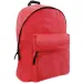 Mochila escolar Omega de dos compartimentos en color rojo 32x42x16cm