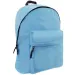Mochila escolar Omega de dos compartimentos, mochila en color azul 32x42x16cm