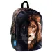 imagen de Mochila escolar redondeada de león de Animal Planet, mochila 32x15x45cm 1