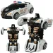 imagen de Modelo de coche: Bugatti Veyron de policía transformable en robot con ruedas, disponible en varias versiones, 13cm, 1ud 1