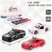Modelo de coche de metal Ford Mustang de policía a tracción trasera en varias versiones 1/32