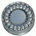 Molde de pastel de metal estriado de 12 cm