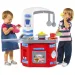 imagen de Molto: Mi primera cocina de juguete roja set de 12 piezas 65x27x68cm 2