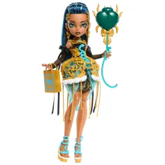 imagen de Monster High: Terriblemente Dulce Cumpleaños – Cleo De Nile muñeca con globo y regalo - Mattel 2