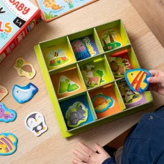 imagen de Montessori: Colección de juguetes de animales felices de 67 piezas - Lisciani 3