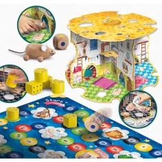 imagen de Montessori: La Casa del Ratón - Juego de Mesa Egérlak - Lisciani 2
