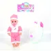 Muñeca con ropa rosa y estetoscopio de 31 cm