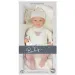 Muñeca con sonrisa encantadora y chupete de 45 cm