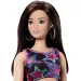 imagen de Muñeca de moda Barbie Fashionista Amigas con vestido de estrellas - Mattel 3