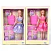 Muñeca de moda con maleta y accesorios en dos versiones de 29cm