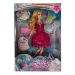Muñeca de moda Dream Girl en vestido de cóctel rosa con accesorios 29cm