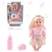 Muñeca Sweet Baby con cabello rubio, vestido de verano, con sonido y chupetes en varias versiones