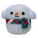 imagen de Muñeco de nieve de peluche suave 12cm 1