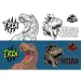 imagen de Must... cuaderno de líneas de Jurassic World con colorear de 40 hojas en dos versiones 3
