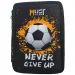 imagen de Must: Estuche de lápices relleno con diseño de fútbol de 15x5x21cm 1