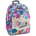 Must... Influence mochila escolar de tres compartimentos redondeados, mochila 33x16x45cm