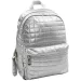 Must... Mochila acolchada Pearl plateada, mochila 26x14x36cm