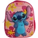 Must: Mochila de jardín de infancia redondeada con diseño 3D de Stitch 26x10x32cm