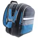 imagen de Must: Mochila escolar 2 en 1 azul-negra con cuatro compartimentos, mochila 47x25x33cm 1