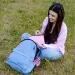 imagen de Must: Mochila escolar de cuatro compartimentos en azul claro, mochila 32x17x42cm 2