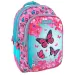 Must... Mochila escolar de mariposa de tres compartimentos, mochila 32x18x43cm
