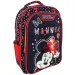imagen de Must: Mochila escolar de Minnie Mouse en azul oscuro y rojo, mochila 32x18x43cm 1