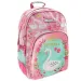 Must: Mochila escolar de tres compartimentos con cisnes, 33x16x45cm
