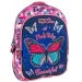 imagen de Must: Mochila escolar de tres compartimentos con estampado de mariposas 32x18x43cm 1