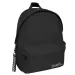 Must: Mochila escolar negra de cuatro compartimentos con bordes redondeados 32x17x42cm