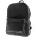 imagen de Must: Mochila escolar negra de piel sintética redondeada, mochila 30x13x41cm 1