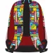 imagen de Must: Mochila escolar redondeada de tres compartimentos Monopoly, mochila 33x16x45cm 2