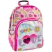 Must... Mochila escolar redondeada de tres compartimentos Smiley 32x18x43cm