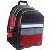 imagen de Must: Rojo-Negro 2 en 1 mochila escolar de cuatro compartimentos, mochila 47x25x33cm 1