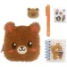 Must Team: Set de material de escritura con diseño de oso y almacenamiento de felpa