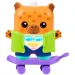 imagen de Nano-mals: Figura de capibara electrónica interactiva Gabbybara – Hasbro 2