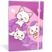 Nebulo: Caja de cuadernos en tamaño A4 con diseño de gatos