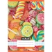 Nebulo: Cuaderno de cuadros con diseño de caramelos 27-32 A/5