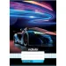 Nebulo: Cuaderno de cuadros con diseño de coche de neón A/5 27-32