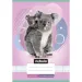 Nebulo: Cuaderno de líneas encolado de 3er grado A5 12-32 Animales - Con koala