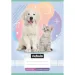 Nebulo: Cuaderno de líneas encolado de 3er grado A5 12-32 Animales - Mascotas